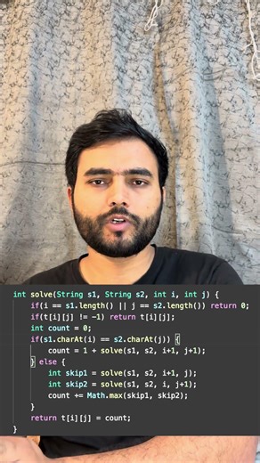 Day 10/365 - LeetCode QS 1143. Longest Common Subsequence