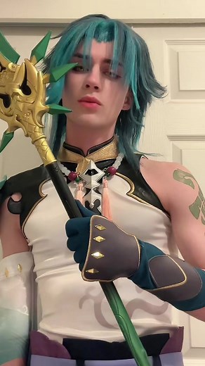 Excited Cosplay Reveal: Genshin Impact Body Pillow Cosplay