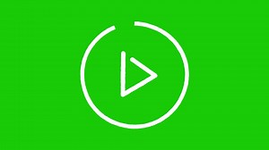 Download Play Button Icon Hand Drawn Animation for free