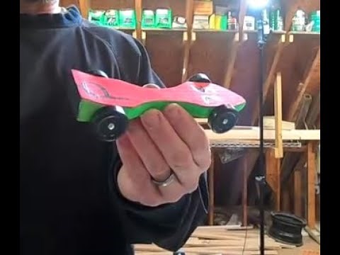 Cub scout Pinewood Derby car build for beginners