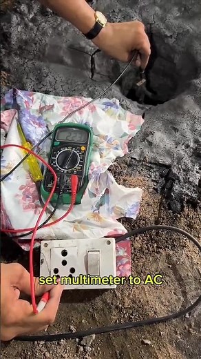 how to check any earthing using multimeter