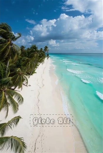 Tropical Beach Drone Flyover 🏝️🌊 | Cinematic 4K Travel