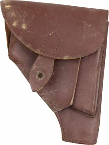 Original Polish Military P64 Pistol Holster Good Grade - Also Fits Makarov pistols, Yugo M70's ... Etc. Brown or Black Leather