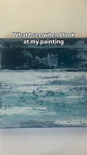 Abstract Arctic Landscape Painting | Polar Silence | Minimalist Art #painting #landscape #abstract