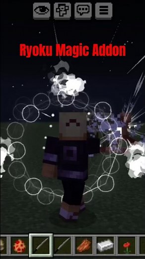Making a Magic addon #minecraft #mcpe #magic #addonmcpe #combat
