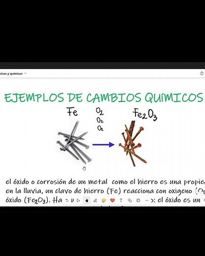 El EJEMPLO MÁS TÍPICO DE CAMBIO QUÍMICO#oxidación#hierro#reacciónquímica