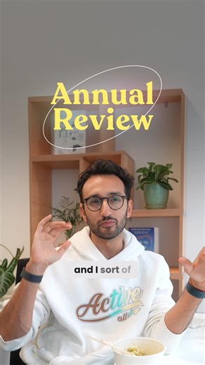 Ali Abdaal | One of my favourite things to do every year is to do an annual review 📅 Here’s a simple three-part method to guide you through this... | Instagram