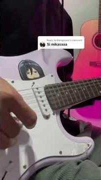 Akuma No Ko AOT Op #attackontitan #akumanoko #eren #mikasa #levi #guitarsolo #guitarcover