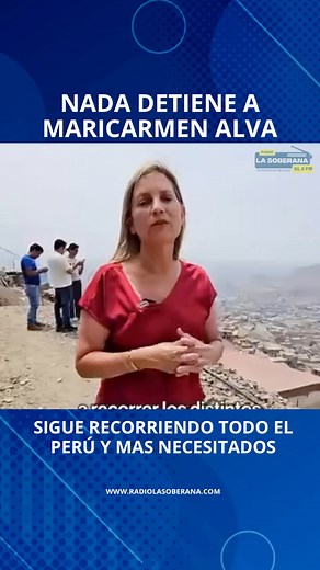 831K views · 31K reactions | Nada detiene a Maricarmen Alva. Sigue trabajando por los más necesitados del Perú. | Radio la Soberana Calca | Facebook
