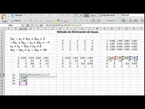 Método de Eliminación de Gauss