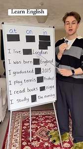At / On / In English lesson #englishlesson #englishteacher #learnenglish #englishtips #ingles #ESL | Jack Alexander English