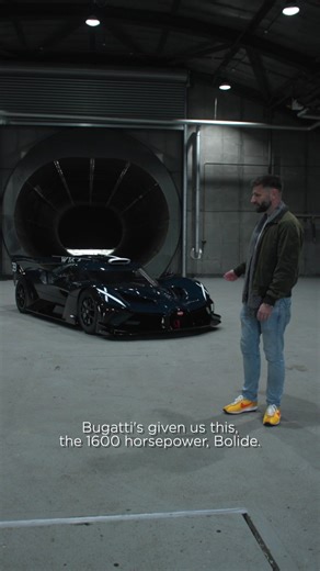 Bugatti’s ultimate track hypercar, presented as-new. The 2024 Bugatti Bolide is the pinnacle of automotive engineering, a track-only hypercar where the iconic quad-turbocharged 8.0-litre W16 engine produces a staggering 1,600 horsepower. Housed in a bespoke carbon-fibre monocoque, the Bolide accelerates from 0 to 100 km/h in just 2.2 seconds, with aerodynamic sophistication generating up to 2,900 kilograms of downforce. Offered here as an “as-new,” single-owner example, it is finished in dramati