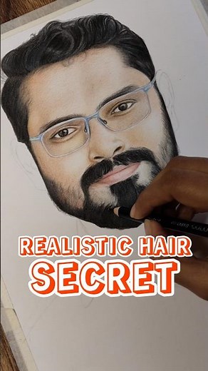 👉✨The ONE Trick That Makes Hair Look Real | Colour Pencil Hair