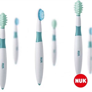 93 reactions | The NUK Training Toothbrush Set is ideal for introducing your child to teeth cleaning step-by-step. Available at Takealot - https://goo.gl/a4sQUa | NUK | Facebook