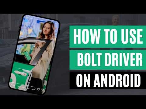 how to use bolt driver app