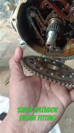 Super splendor bs6 engine fitting