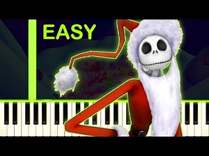 What's This? | The Nightmare Before Christmas - EASY Piano Tutorial