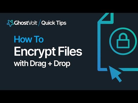 Drag Drop File Encryption