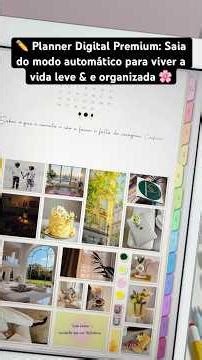 Premium Digital Planner for a light and organized life #digitalplanner