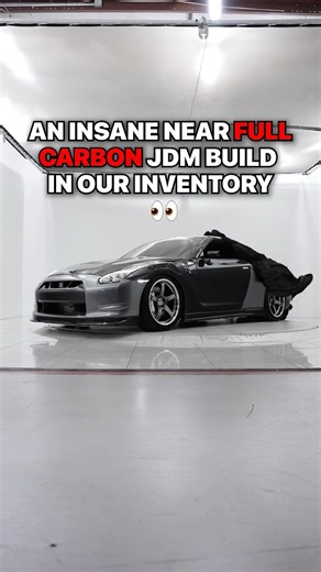 AN INSANE near FULL CARBON GTR in our inventory🔥#nissan #Gtr #r35 #jdm #stance #carsforsale #bagged