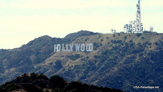 Hollywood Sign - Der berühmten Schriftzug in den Hollywoodhills  – USA Reisetipps