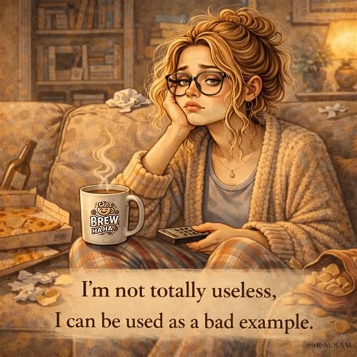 I’m not totally useless, I can be used as a bad example #badexample #humor #funnyquotes #selfdeprecating #relatable #meme #sarcasm #lifequotes #motivationalquotes #lifestyle