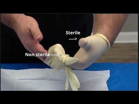 Donning and Doffing Sterile Gloves