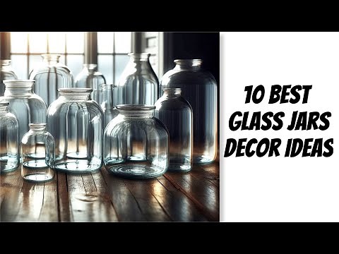DIY / 10 Best Ideas from recycled Glass jars /Decoupage on glass