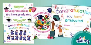 Graduation Scroll Certificate