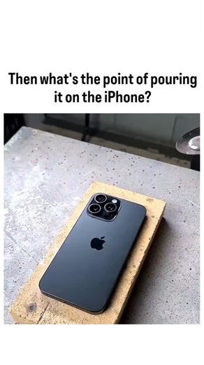 explainingproduction on Instagram: "The post features a 19-second DIY video hack where molten metal is poured onto an iPhone's camera bump to create a flat, magnetic disc, enabling attachment to a car dashboard mount for hands-free navigation, as shown in the final frame displaying maps. Posted by @akuhayum , an account sharing random videos, it has amassed nearly 2 million views since January 5, 2026, sparking Indonesian-language replies praising its ingenuity for map viewing while questioning