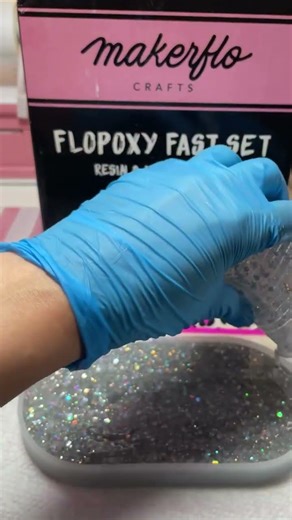 DIY Glitter Tray Using MakerFlo Flopoxy 💖