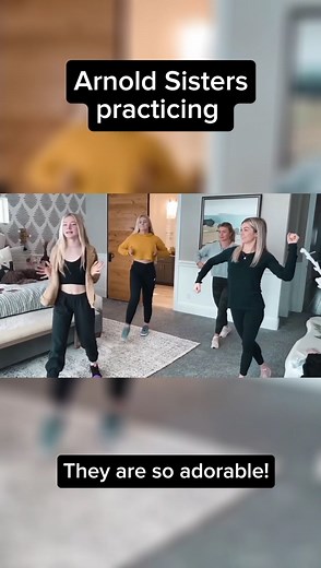Adorable Arnold Sisters Dance Practice