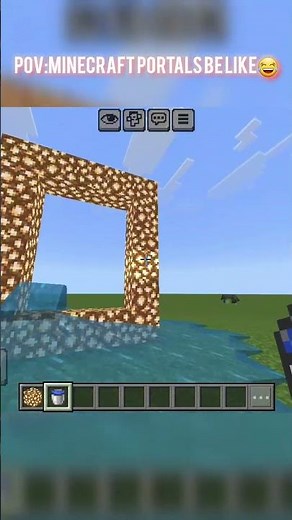 When You Try to Open a Glowstone Portal… 💦😂