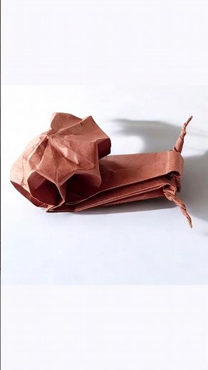 How to make origami snail? #diy #snail