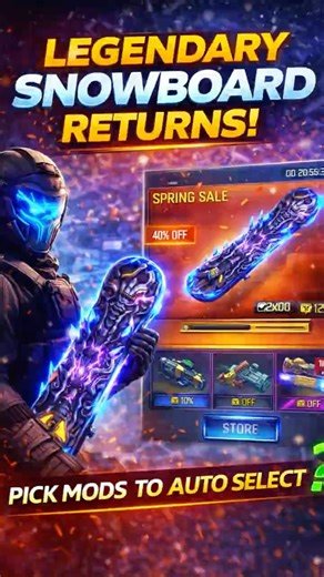 Legendary Snowboard Returns to CODM S2 #codmobile #codm #codmbrtipsandtricks #codmupdate #codmbrtips