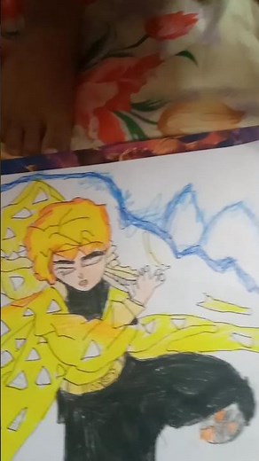 How To Draw Zenitsu | Step By Step | Demon Slayer ( Kimetsu No Yaiba )