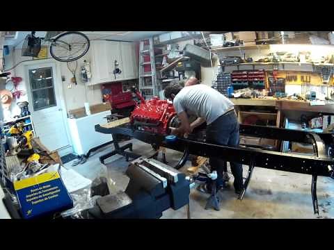 1951 Ford F1 Engine and Transmission instal