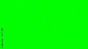 Moving down Cartoon Number 2 two animation green screen.flat design cartoon number drop down animated images 4k
