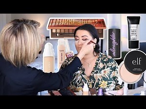 Courtney’s Makeup Routine | I’m Doing Her Eyeshadow, Contour, and Blush! | Dominique Sachse