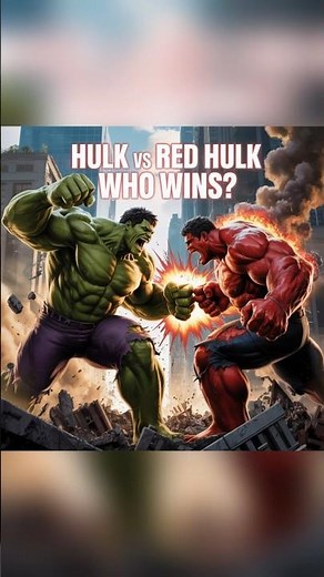 HULK vs RED HULK – The Real Winner Will Shock You! 💥 | Marvel Explained