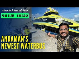 Port Blair to Havelock in Andaman's FASTEST Ferry | Nautica CATAMARAN Review | Sunset at Radhanagar