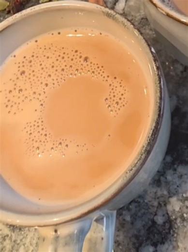 My husband's chai(tea) recipe with a few spices and no sugar since we dont like our tea to be sweet. Takes just a few minutes to make. ☕️💗 #chai #indiantea #crazycookster