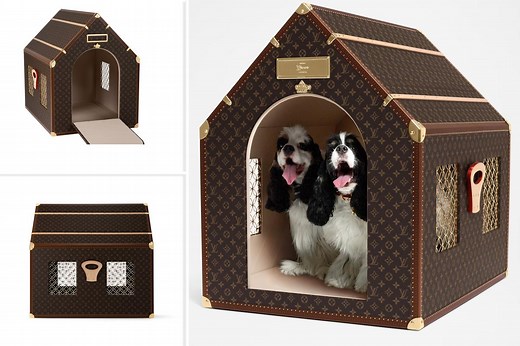 Louis Vuitton dog collection debuts — including $60K kennel, poo bag dispenser and leather water bowl