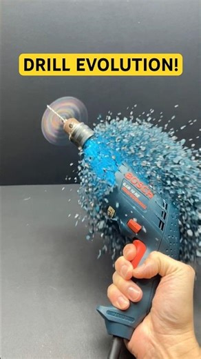 Real Drill turns into a Robot! (VFX Evolution)... #shorts #vfx #klingai #cgi #capcut #mechanical