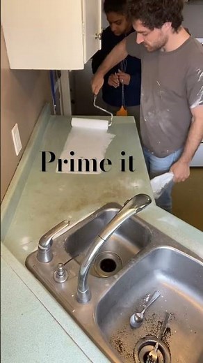 How to paint a countertop #carpentry #diy #painting