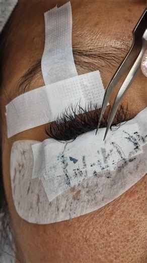 Super Easy Eyelash Extensions: Step by Step Guide. #shorts