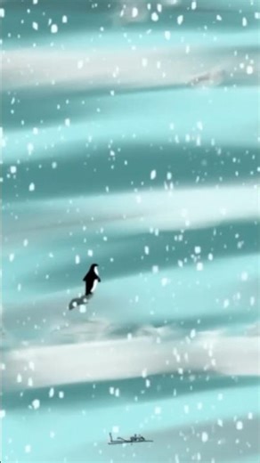 procrearte anination #procreateart #animation #procreate #penguin #antarctica