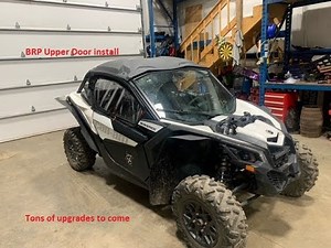 Upper door install can am X3