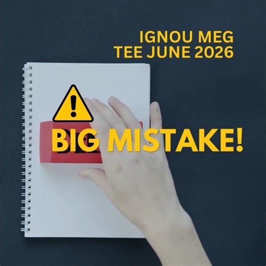 IGNOU MEG 2026 Notes | Score 75%+ in TEE June