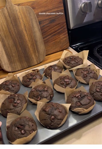 Delicious Double Chocolate Muffins Recipe